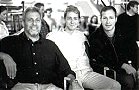Producer Hawk Koch, Edward Norton and screenwriter Stuart Blumberg