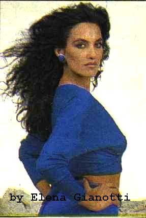 Cinzia Lenzi nel 1990