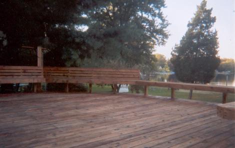 Stained Deck -View with above pictures