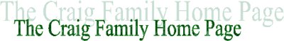 The Craig Family Home Page