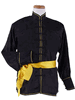Bruce Lee Kung Fu Silk Shirt/With Gold Piping