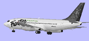 Frontier 737-200 Left Side View - Click here to start download.