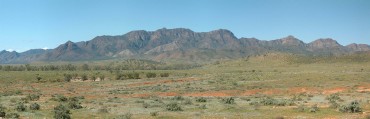 Wilpena Pound from the Hawker to Leigh Creek road