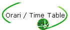 Orari / Time Table