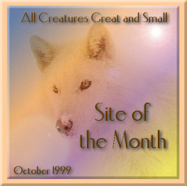 All Creatures Great and Small Site of the Month Award