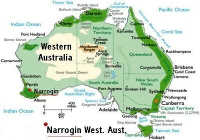Where Narrogin is on the Map