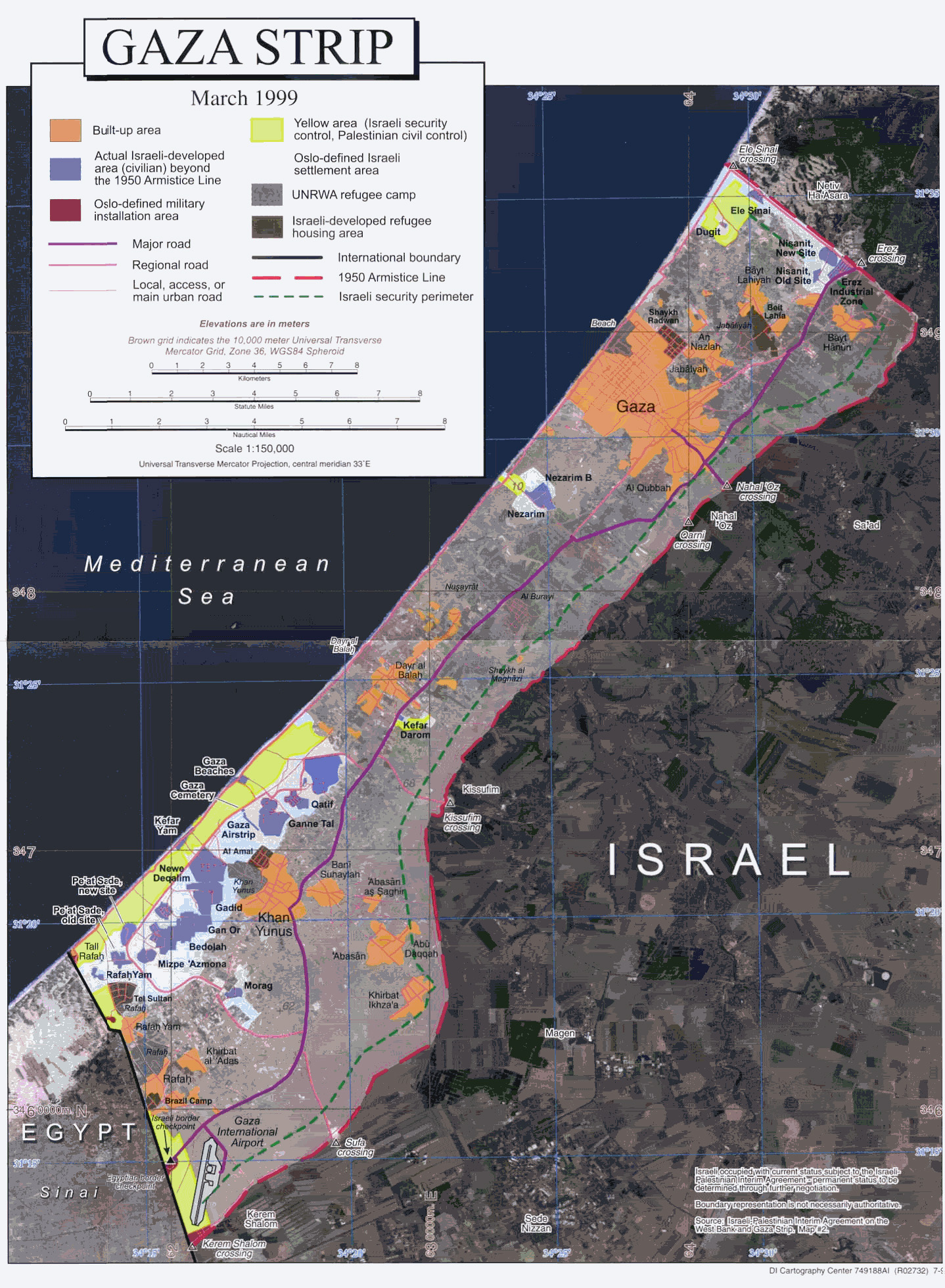 Click here to see a map of Gaza