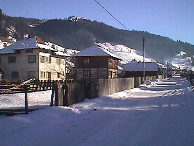 Village in the winter - Neamt, Romania