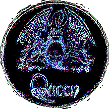 Queen mirror badge