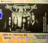 Aerosmith tour ticket - 1999