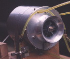 Front view of gas turbine.