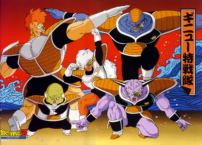 Captain Ginyu and the Mighty Ginyu Force!