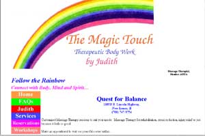 The Magic Touch home page