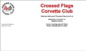 Crossed Flags Corvette Club