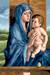 1113-08 - The Madonna with Pear by Giovanni Bellini - with DMC (French) thread