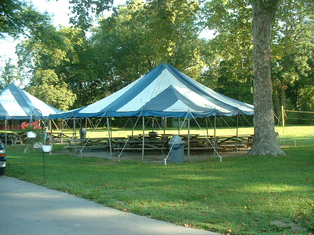 DuPont tent Before