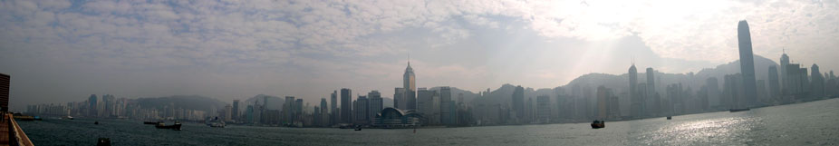 Hong Kong View From Kowloon, By Gordon Mei, January 6, 2004