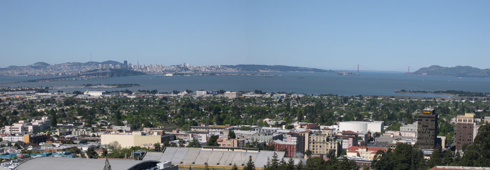 West View From Sather Tower, By Gordon Mei, April 22, 2004