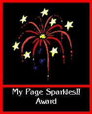 My Page Sparkles Award from Stacy Family Page