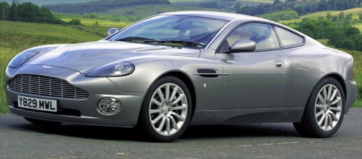 The Aston Martin V12 Vanquish in the newest Bond movie, Die Another Day