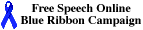 Blue Ribbon Free Speech Campaign logo
