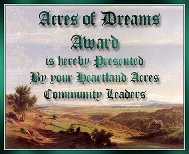 [Acres of Dreams Award]