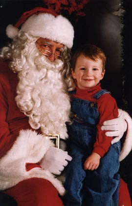 Me and Santa 1998!