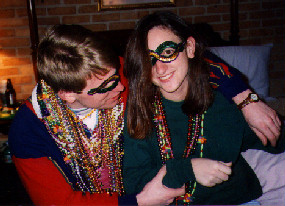 Joe & Heather at Mardi Gras