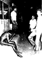 A Hindu youth beaten naked by Singhalese racists