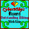 Cyberhikes Award For Most Outstanding Hiking Web Site