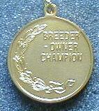 AKC Bred-By Exhibitor Award Medallion Breeder/Owner/Handler finished from BBE Class