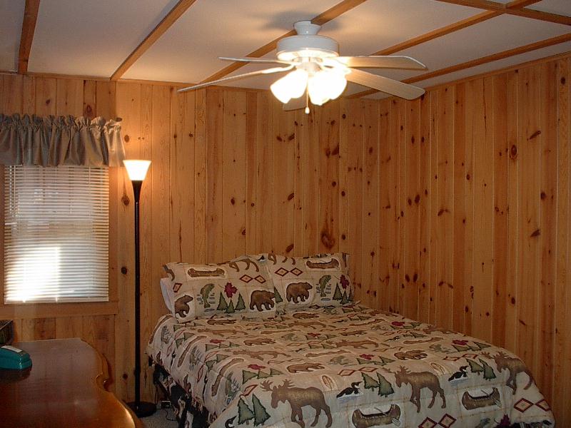 Master bedroom at Mike's Lake House