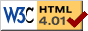 Once Valid HTML 4.01!