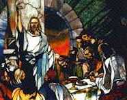 The Lord's Supper in Stained Glass by Chris Powers