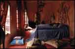 The master bedroom of a house in Marrakech