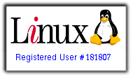 Registered Linux User No. 181807