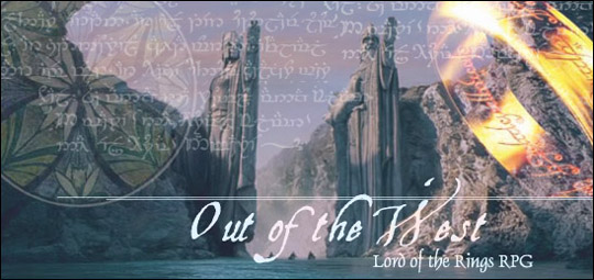 Out of the West Lord of the Rings RPG