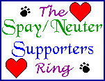 SPAY/NEUTER SUPPORTERS RING