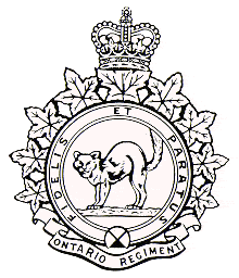 [Ontario Regiment Cap Badge]