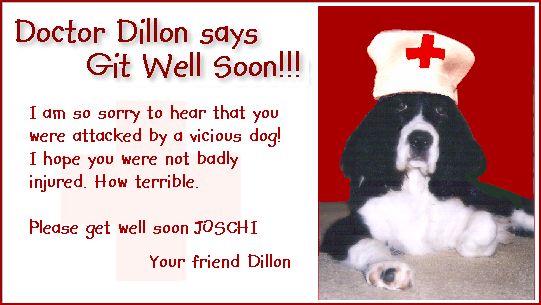 Doctor Dillon Says Git Well Soon!