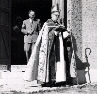 Bishop Winter comes to lay The Foundation Stone for the new Hall