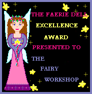 I just want to thank Faerie Dell for this award