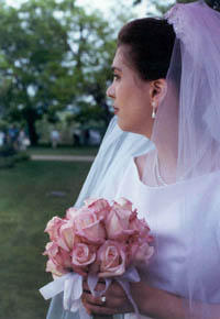 Jamie as bride
