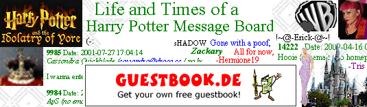 Life and Times of a Harry Potter Message Board