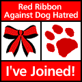 Red Ribbon Against Dog Hatred.  Find out more!