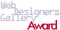 Web Designer Gallery award