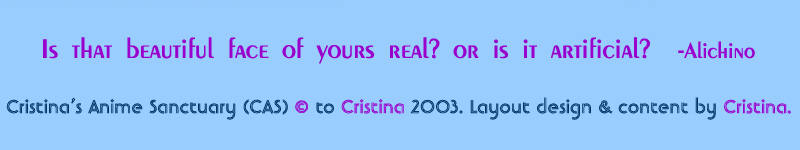 Cristina's Anime Sanctuary version 4 ^^