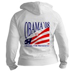 Barack Obama for President 2008 - Obama 08 Junior Hoodie for US Election 2008 - Vote for Barack Obama 08 !