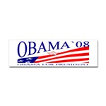 Barack Obama for President 2008 - Obama 08 Bumper Sticker for US Election 2008 - Vote for Barack Obama 08 !