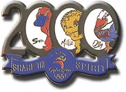 Sydney 2000 Share the Spirit Mascots pin